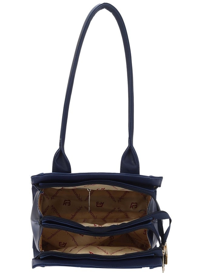Airish Handbag Shoulder Bag For Girls & Women, Blue - Image 5